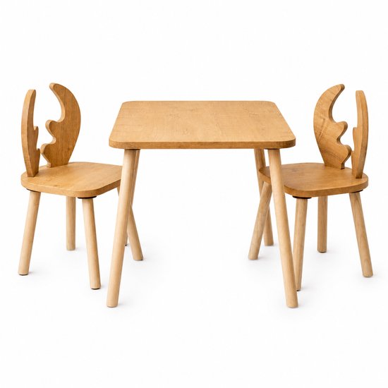 Cozy Collections - Kindertafel Met Stoeltjes - Kinderbureau - Eethoek set kinderen - Peuters tafel - Speeltafel - Montessori kindertafel - Kindermeubelen Set 1 t/m 7 Jaar