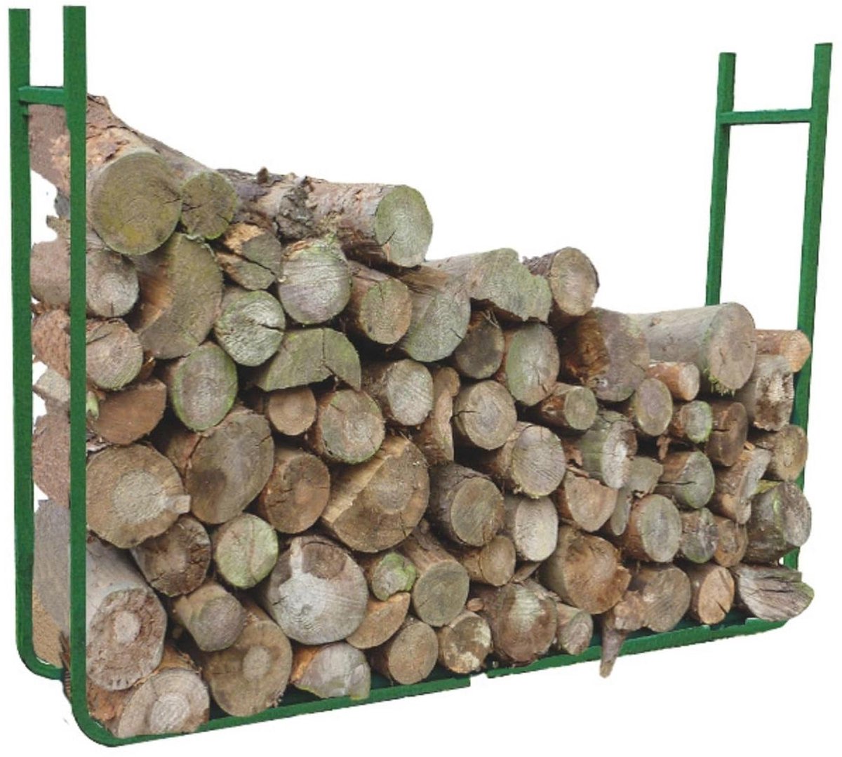 Logboek rek - Houtopslag rek - Brandhout Opslaan - Wandmontage ontwerp - 1 Kilogram - Meerkleurig