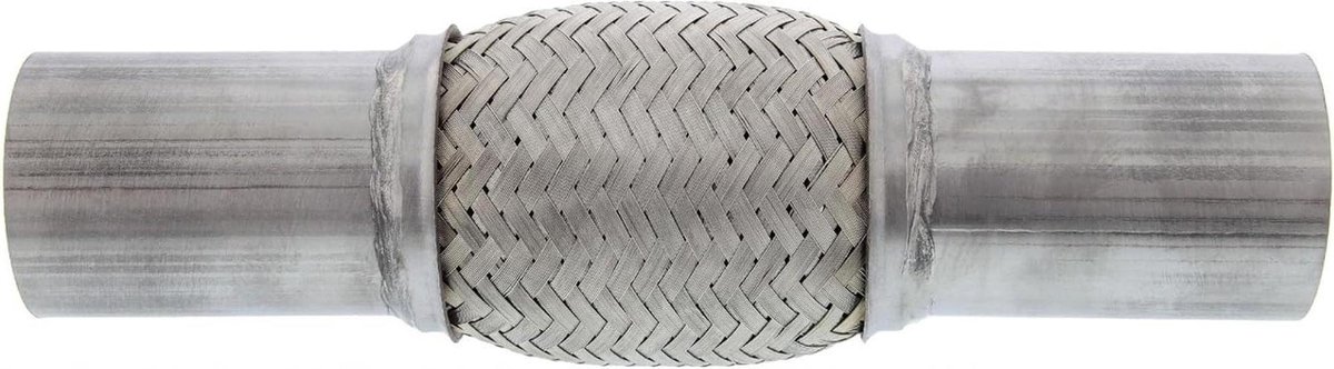 Flexibele Uitlaatpijp - Universele Flexibele Buis - Auto Reparatie - Met Aansluitbuis - 300 mm Lengte - Metaal
