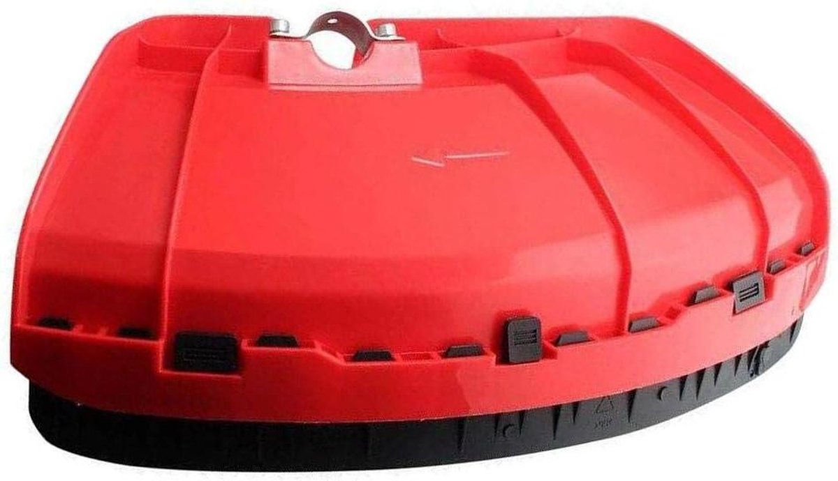 Grasmaaier Beschermkap - Trimmer Kap - Veilig Gras Snijden - Universele Pasvorm - 38x22 cm - Rood