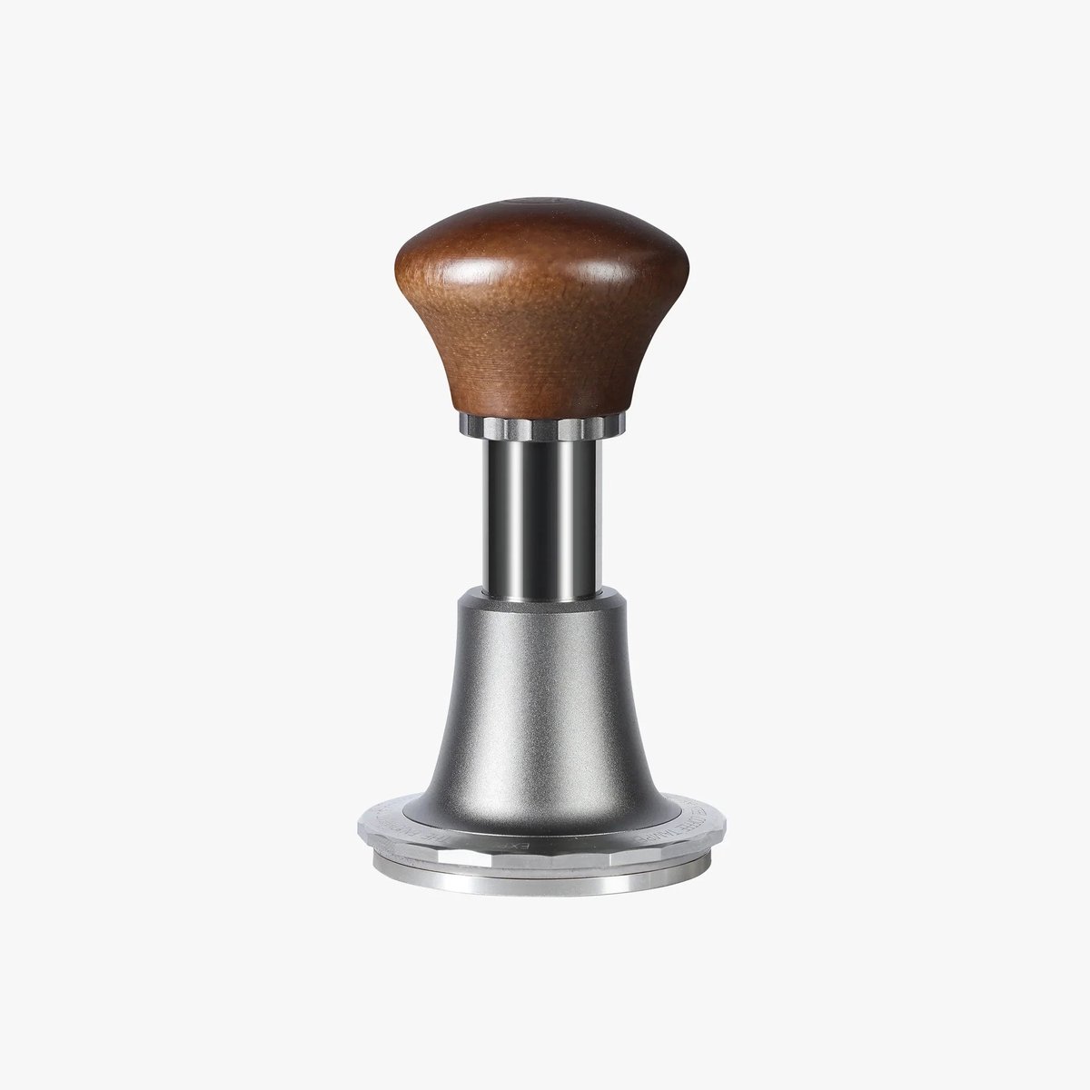 zeroHero Sword Tamper - Gekalibreerde klik tamper 58,5 mm - Ripple Base - Aluminium Notenhout