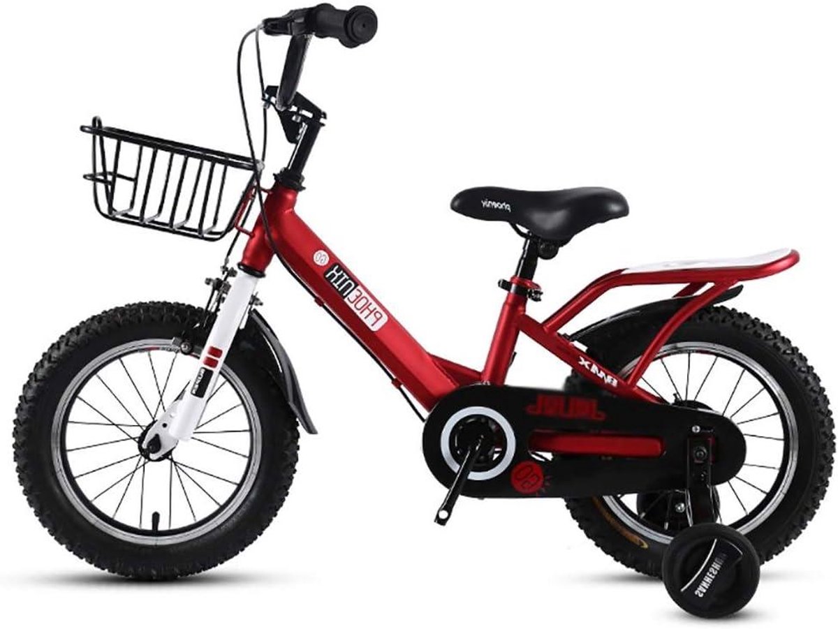 Kinderfiets Jongensmeisjesfiets Buiten Spelen Stabiele Koolstofstaal Frame 16 inch Meerdere Kleuren