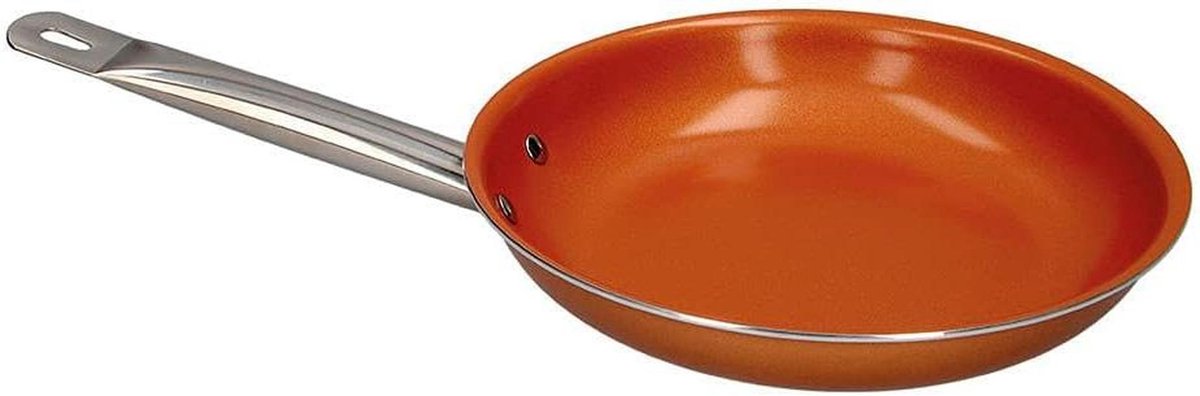 Koekenpan - Antiaanbakpan - Koken op inductie - Excilon technologie - 28 cm - Koperkleurig