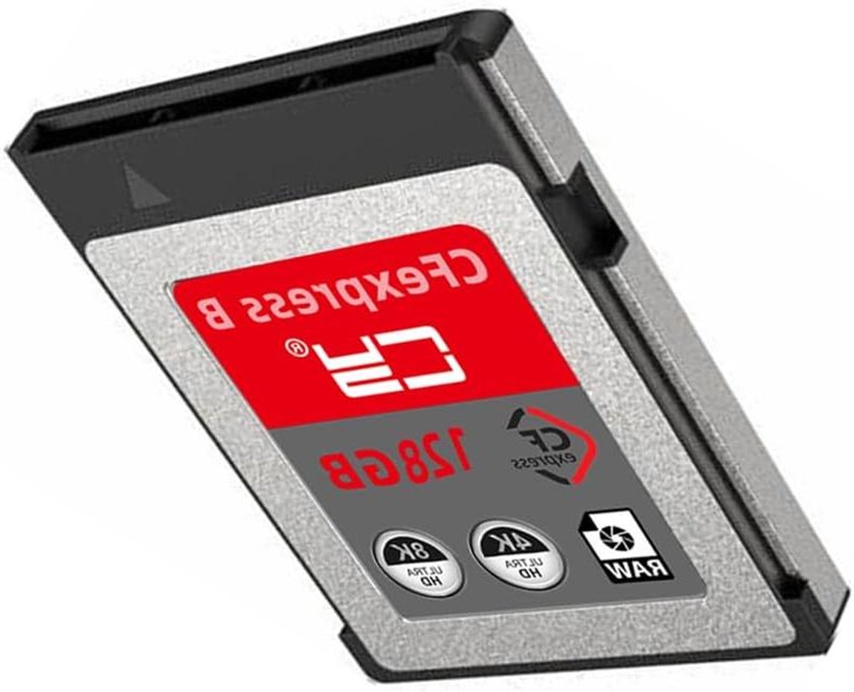 Geheugenkaart - Opslagkaart - Hoge Resolutie Video - NVME PCIe Gen3x2 - 128 GB - Zilver