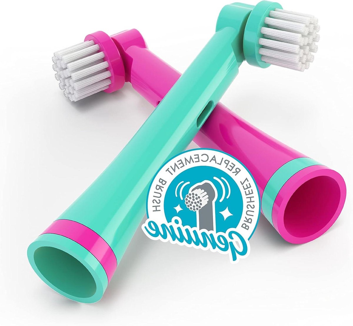 Vervangende Opzetborstels - Tandenborstelkoppen - Kinderen Mondverzorging - Compact Ontwerp - 2 Pack
