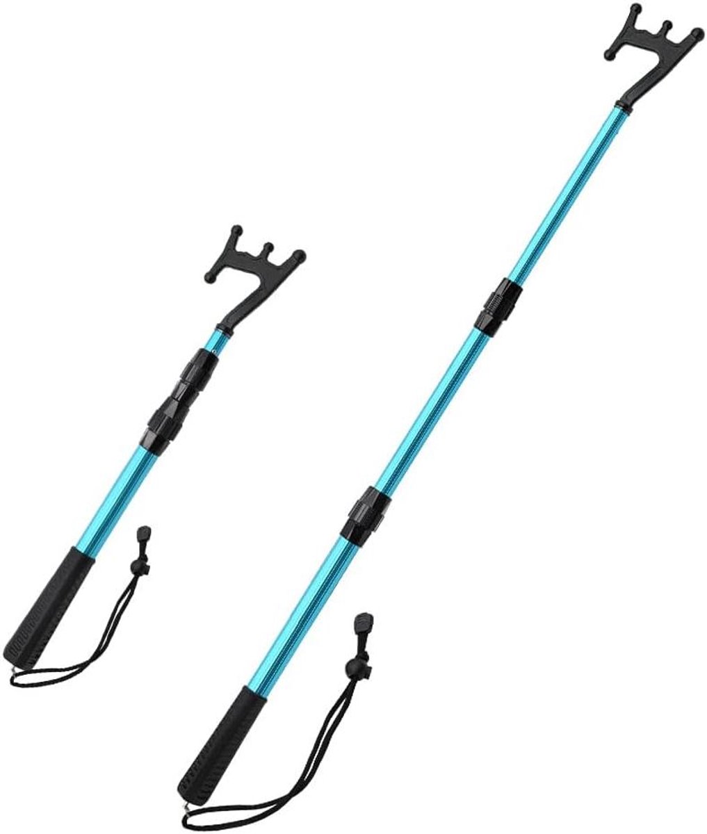 Telescopische Bootshaak - Uittrekbare Stang - Aanleggen en Varen - Lichtgewicht Aluminium - 43-110 cm