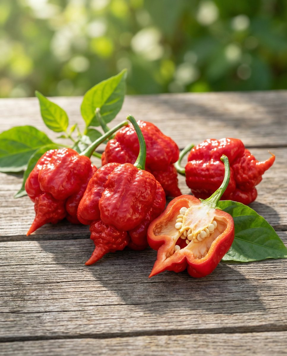 3 sets - Peper Carolina Reaper Zaden Capsicum Chinense Groentevariant