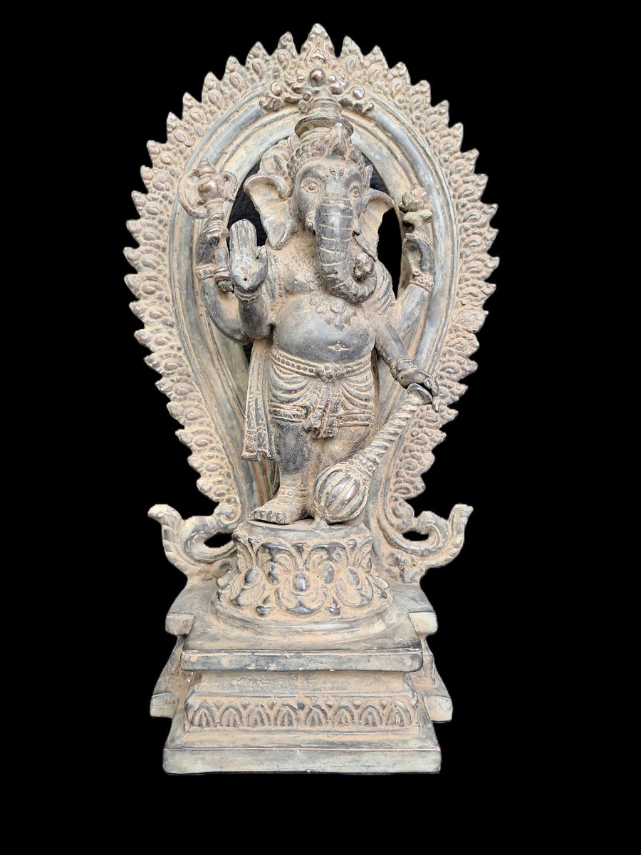 Statue en bronze de Ganesh/Ganapati/Inde/Asie