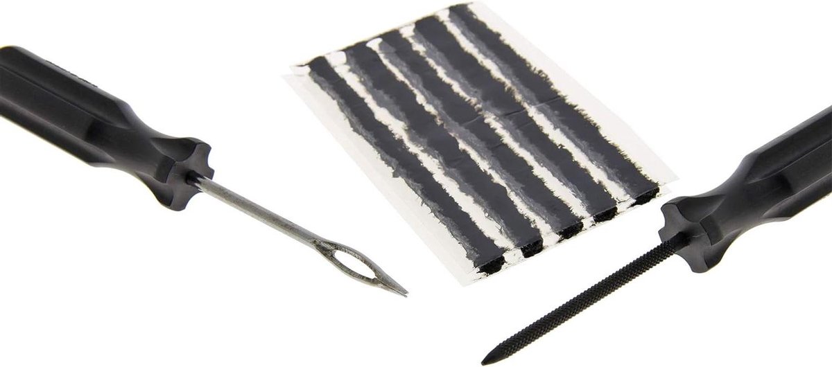 Reparatieset Tubeless Banden - Bandenreparatie Kit - Auto Onderhoud - Compleet met Vijl - 90 g - null