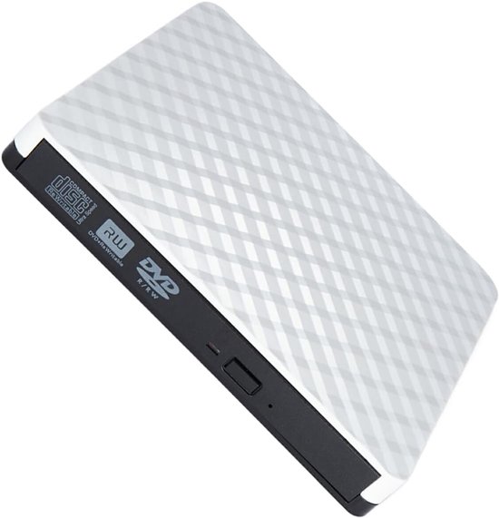 Draagbare CD-speler - Externe schijf - Muziek afspelen - USB0-interface - 1 eenheid - Wit — afbeelding 2