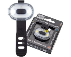 Max & Molly Matrix 2.0 Ultra LED - Black - 1 stuk - oplaadbaar lichtje voor aan halsband/tuig hond