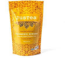 Justea | Voordeelverpakking | Turmerick Ginger | navul losse thee | Gember&Kurkuma