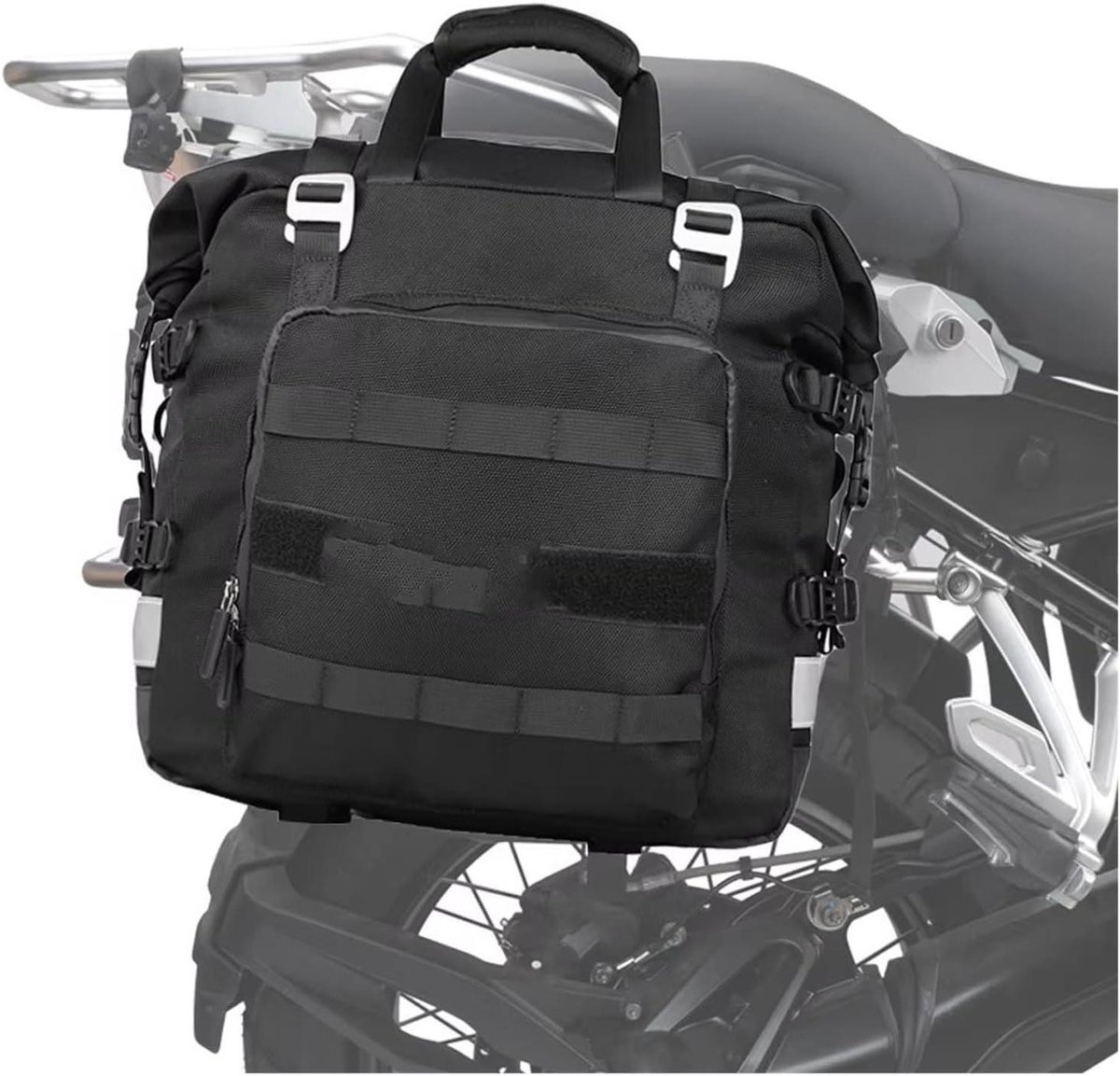 Motorfiets Zadeltassen - Motorbagage Zijkoffers - Motorrijden - Volledig Waterdicht - 20L tot 30L - Zwart