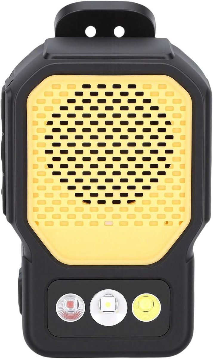 Draagbare Bluetooth Luidspreker - Zaklamp Speaker - Buitenactiviteiten Luisteren - Geïntegreerde Zaklamp - 12 x 6 x 4 cm - Oranje