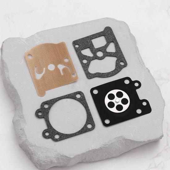 Carburateur Reparatie Kit - Brandstofsysteem Onderhoud - Bosmaaier Onderhoud - Vervangt Versleten Pakkingen - 2 Sets - Niet Van Toepassing — afbeelding 5