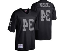 NFL Legacy Jersey - American Football Shirt - Sport Fan Kleding - Geborduurd Logo - Herren Maat - Zwart