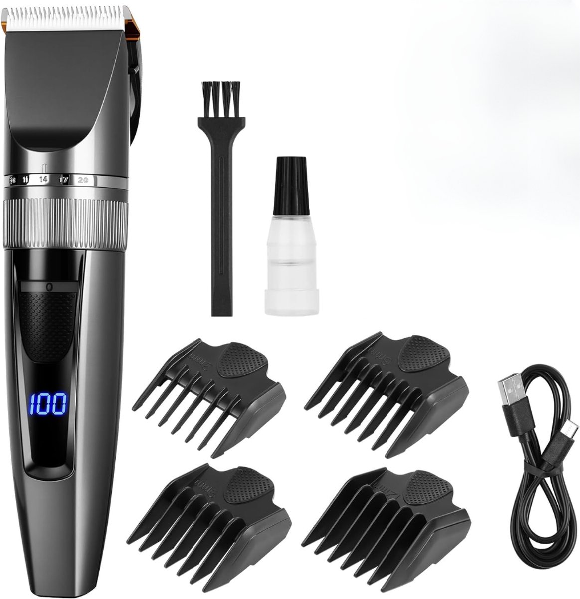 FlexVer® Scheerapparaat Mannen - Boodygrommer - Baardtimmer Elektrisch - Zwart
