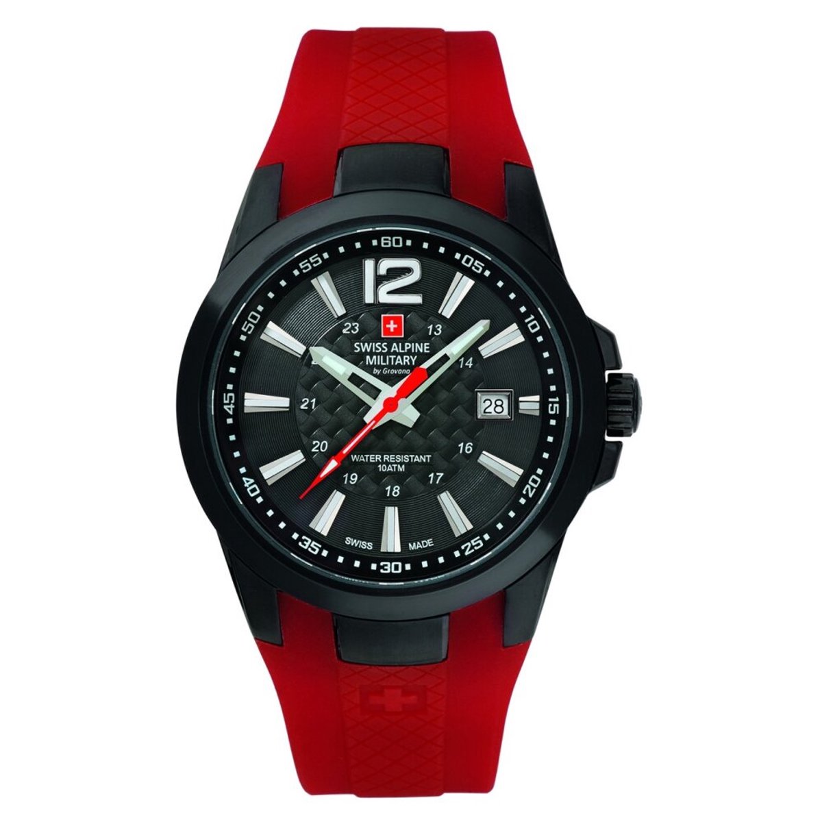Swiss Alpine Military Combat Air SAM7058.1876 mannen horloge
