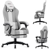 Huzaro Force 4.7 Ergonomische Gamestoel - Comfortabele Bureaustoel - White Mesh