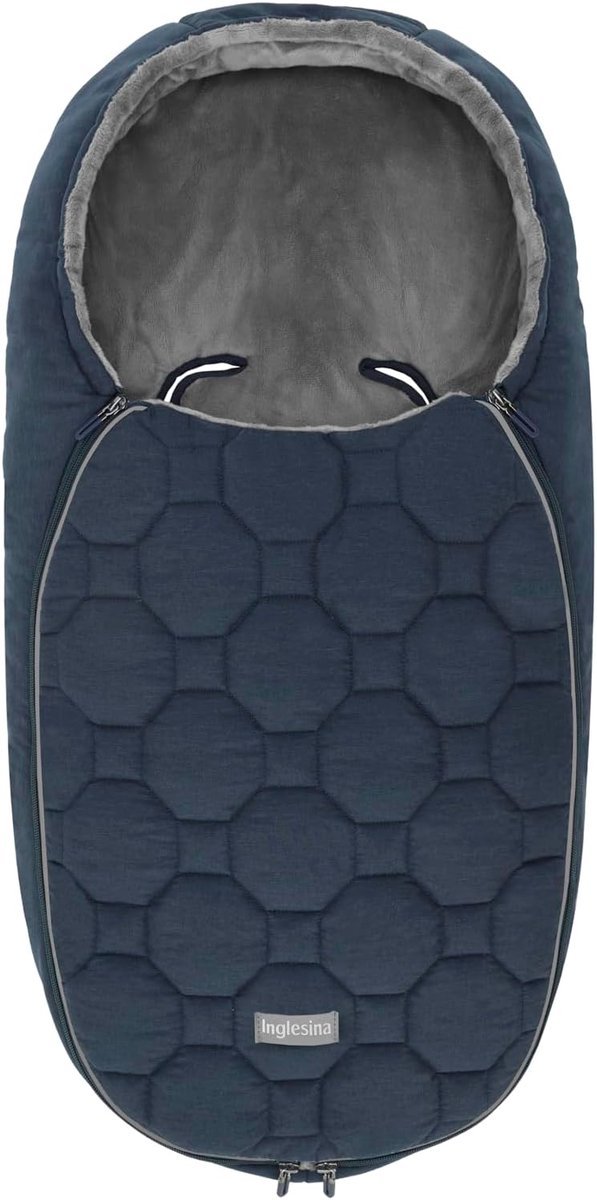 Baby Voetenzak - Wintermuff Baby - Warme Wandelingen - Reflecterend Profiel - 77 x 42 cm - Midnight Blue