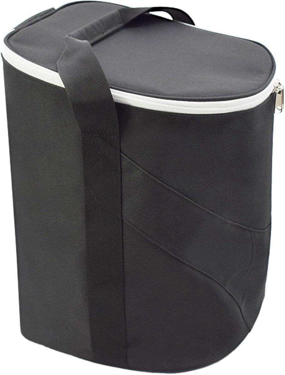Hockey Puck Tas - Sportuitrusting Drager - Pucks Vervoeren - Waterdicht Oxford Materiaal - Ruimte voor 50 Pucks - Zwart