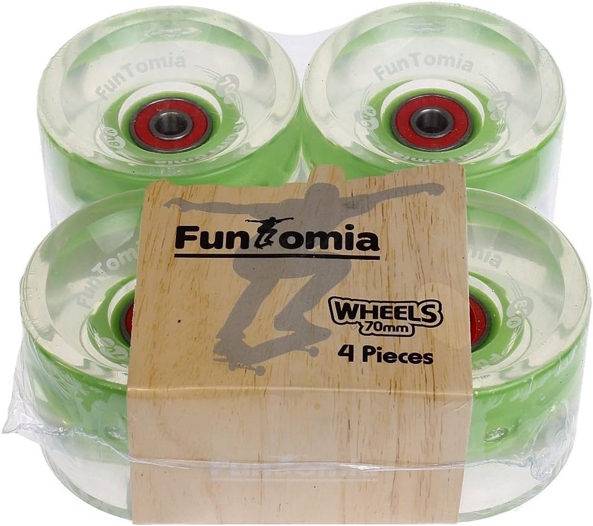 Longboard wielen Skateboard rollen Freeriden cruisen Geïntegreerde LED dynamo 70x51mm 80A