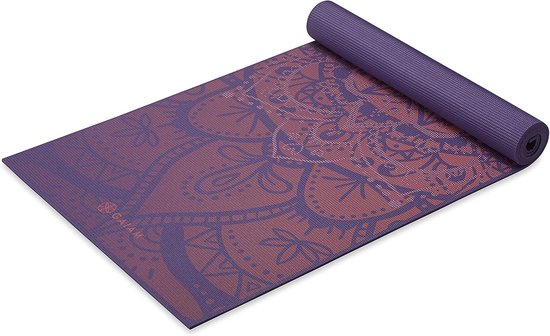 Yogamat - Fitnessmat Oefenmat - Vloertrainingen Thuis - Extra Dikke Demping - 173 x 61 cm - Indigo Fade van Yogamat — afbeelding 3
