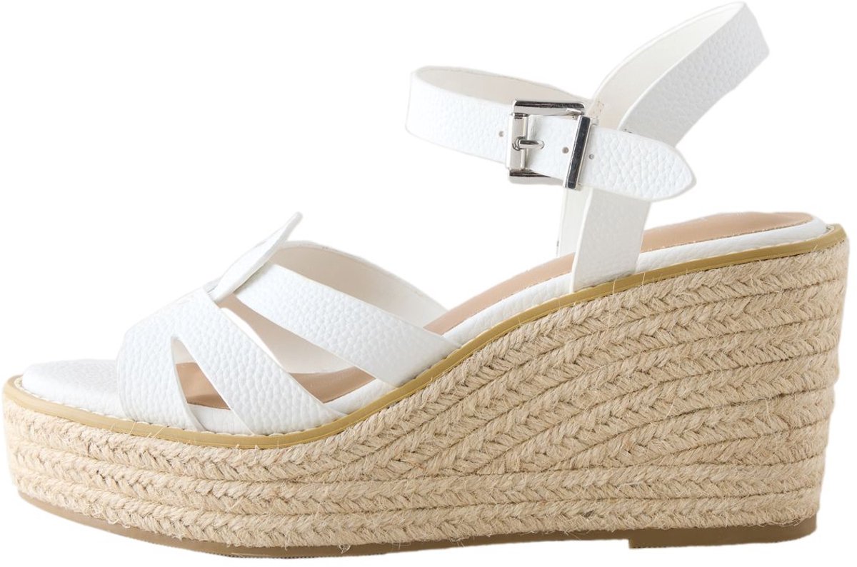 Next - Dames - Forever Comfort® leren sleehak - Wit
