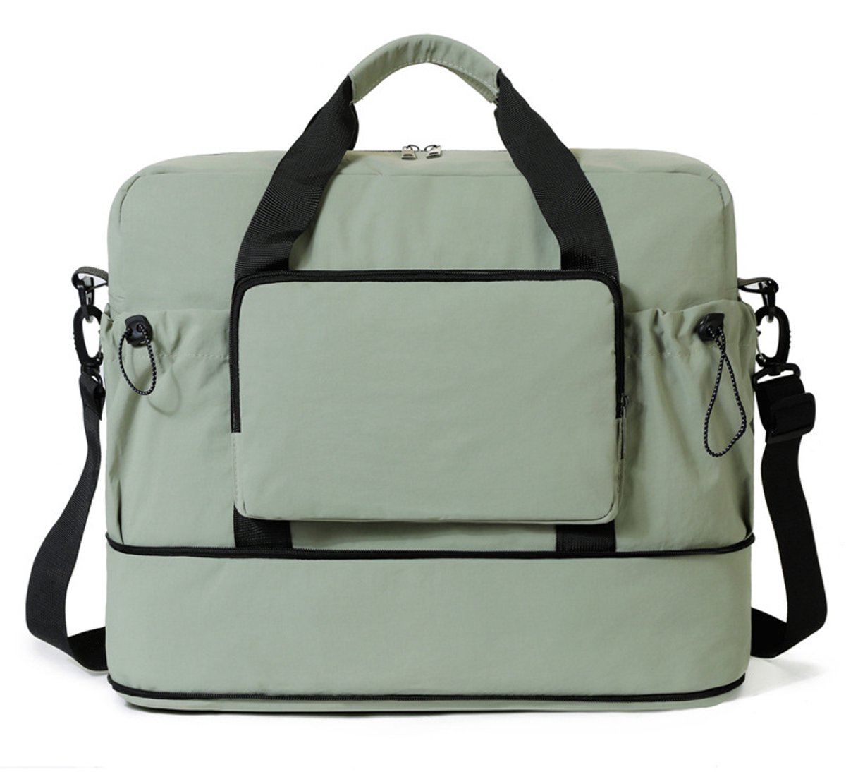 Ruime sporttas – Met nat-/droogvak – Reistas – Unisex sport- en reistas – groente – 48 x 20 x 26 cm