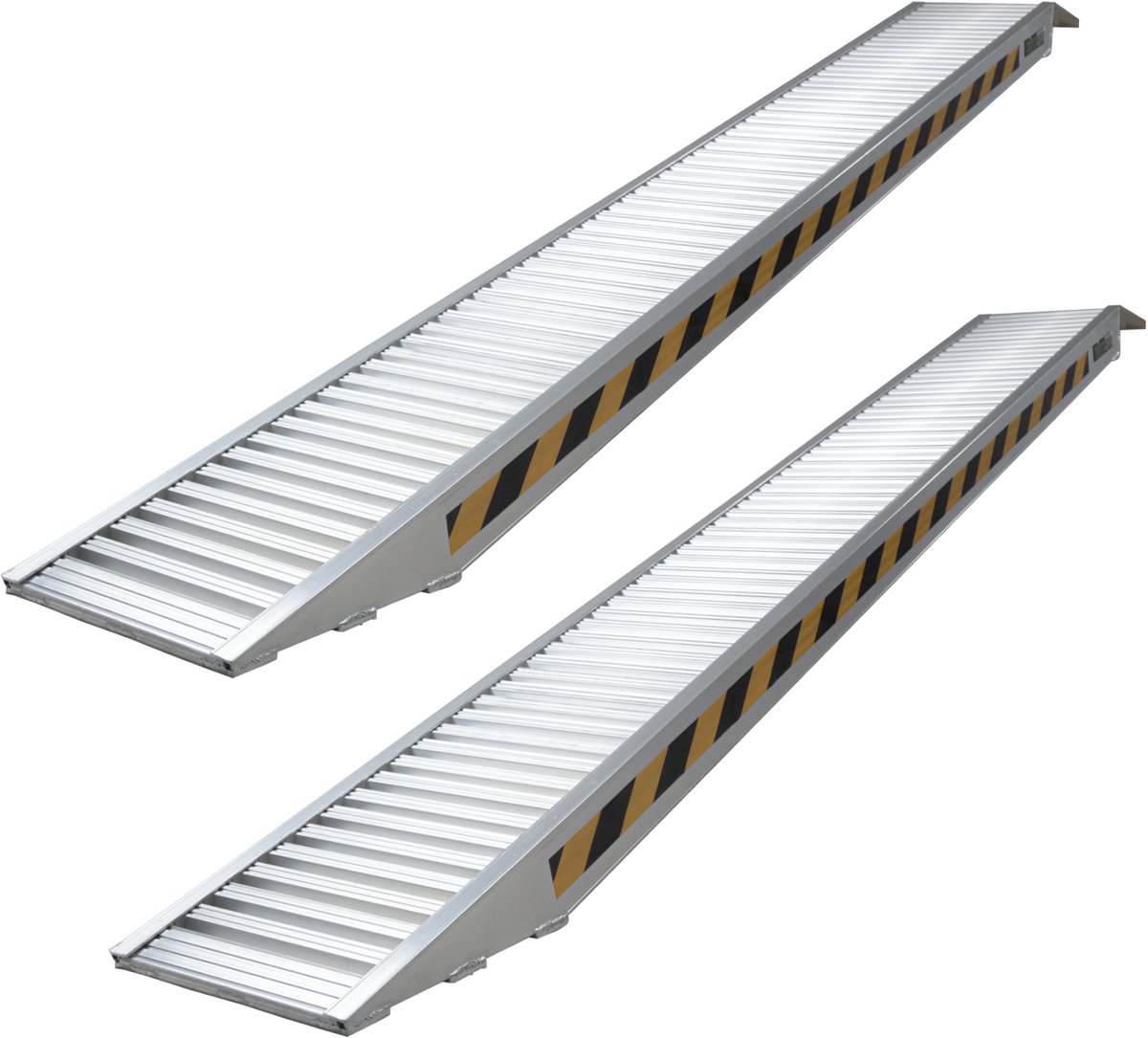 TRUTZHOLM - Heavy-Duty Oprijplaten Set - 265 cm - 3.300 kg - Aluminium - 35 cm Breed - Professionele Laadkleppen Bouwmachines (2 stuks)