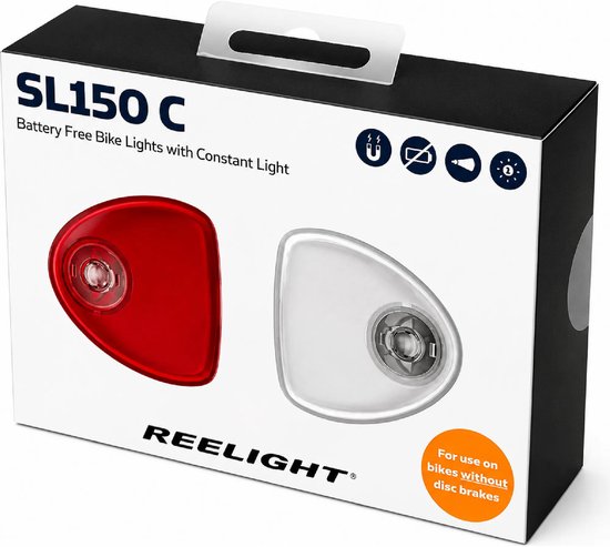 Reelight Automatische fietsverlichting set zonder batterijen voor en achter met magneet — afbeelding 4