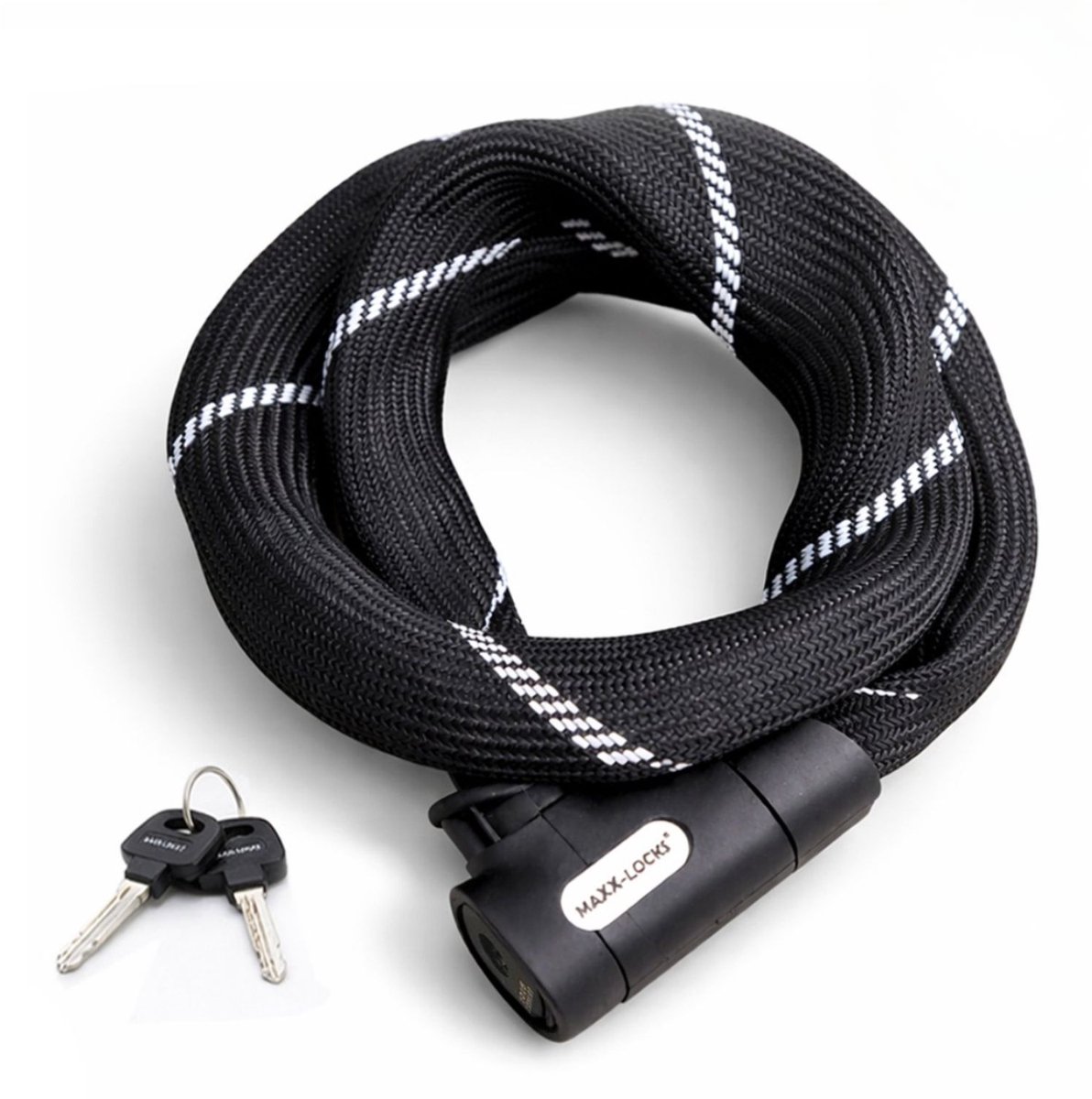 Maxx-Locks Twizel Kettingslot - Art 2 Fietslot - Ketting van Gehard Stalen Schakels - Slot met ART keurmerk - Geschikt voor Electrische Fiets en Fatbike - 85 cm