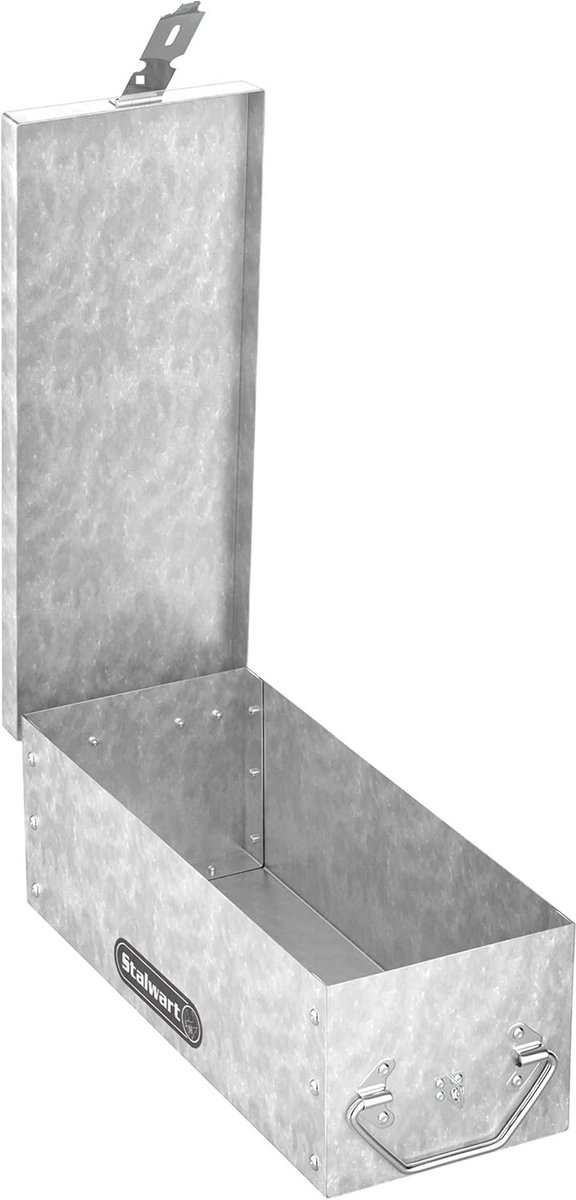 Metalen opbergbox - Geldkistje Beveiliging - Waardevolle spullen - Stevige metalen constructie - 30 cm - Grijs