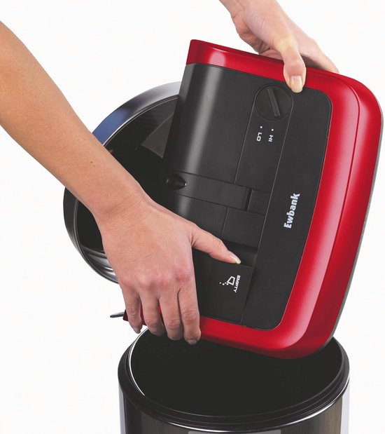 Handmatige Veegmachine - Vloer Reiniger - Snel Vegen - Verstelbare Borstelhoogte - 105cm Handvat - Rood — afbeelding 5