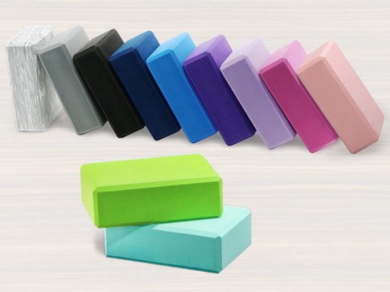 Yoga Blocks 2 Pack - Non-Slip Fitness Stones voor Verbeterde Balans en Comfortabel Gebruik — afbeelding 2