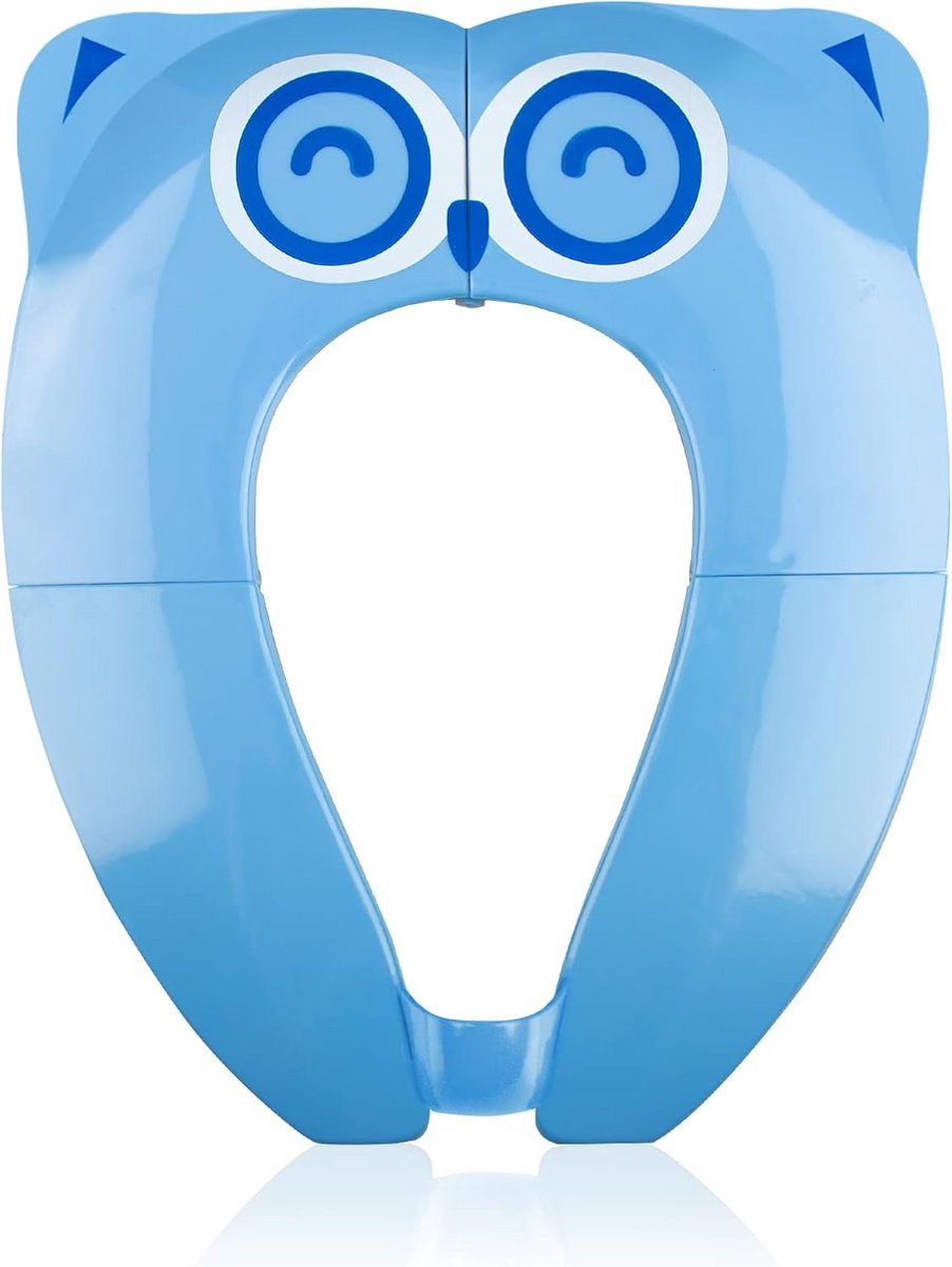 Draagbaar Potje - Opvouwbare Toiletstoel - Zindelijkheidstraining Onderweg - Met Draagtas - Compact Gevouwen - Blauw