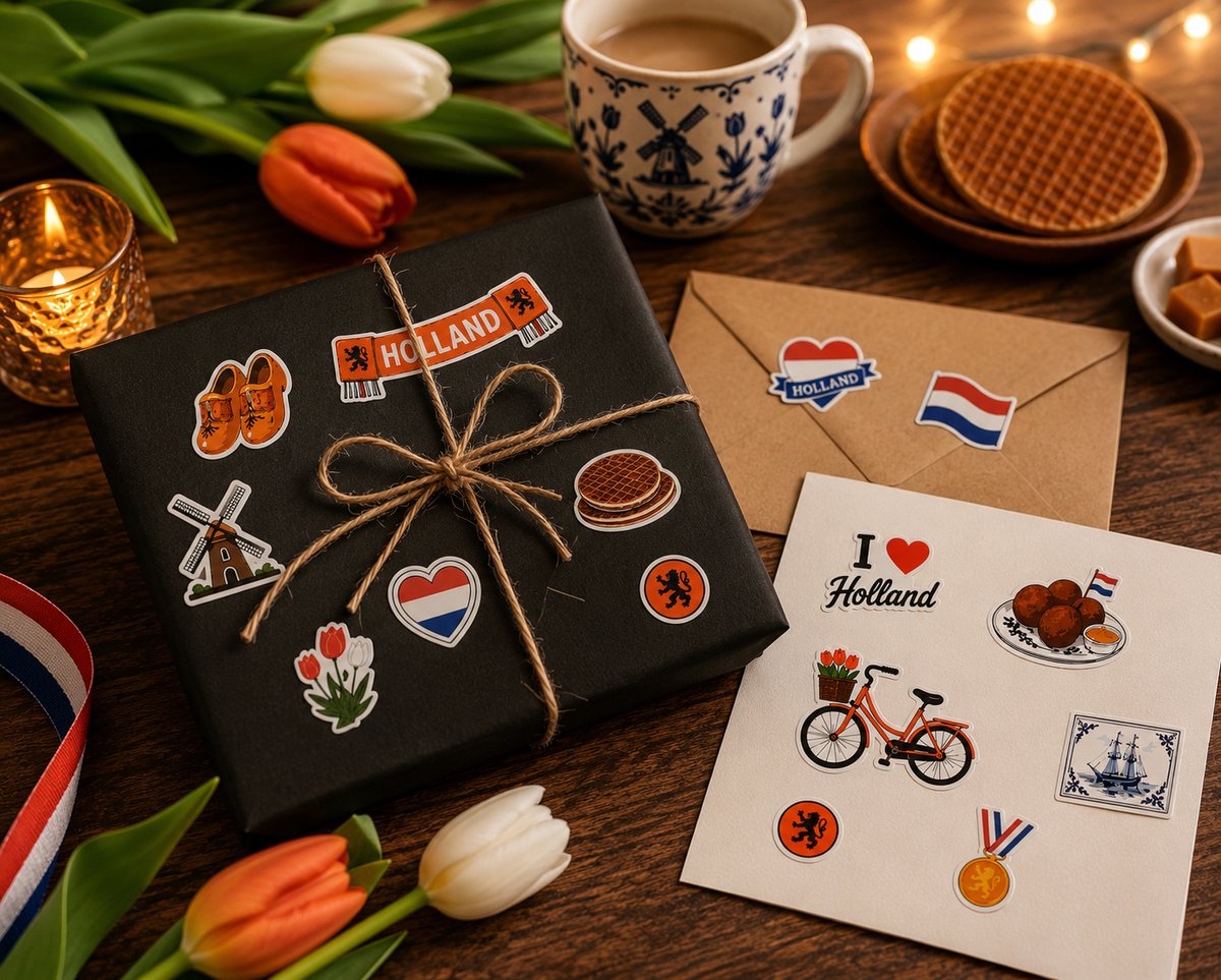 Holland Stickers - 2 Grote Stickervellen Nederland Stickers - WK Stickers — afbeelding 4