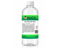Azijnzuur 80% - 1 liter - azijn - schoonmaak