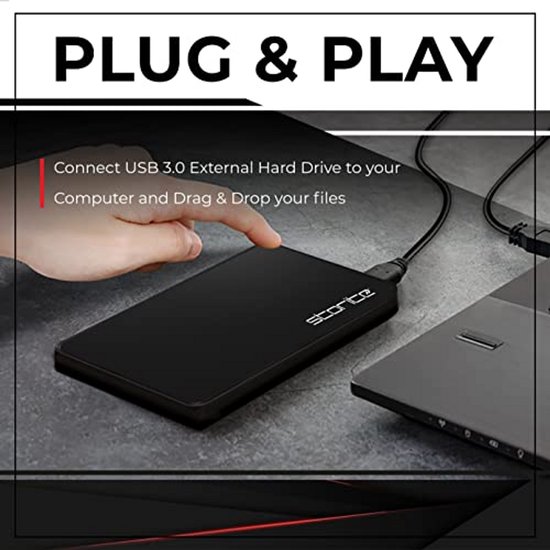 Externe Harde Schijf - Draagbare Opslag - Data Back-up - Plug-and-Play - 500GB - Zwart — afbeelding 5