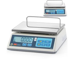 TEM EGE Serie - Winkelweegschaal LCD - 15 kg - ABS en Roestvrij Staal - Met Legalizatie