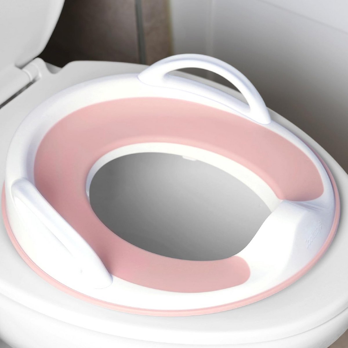 Zindelijkheidstrainer - Potty trainer - Kind zindelijk maken - Met handgrepen - 355 cm - Roze