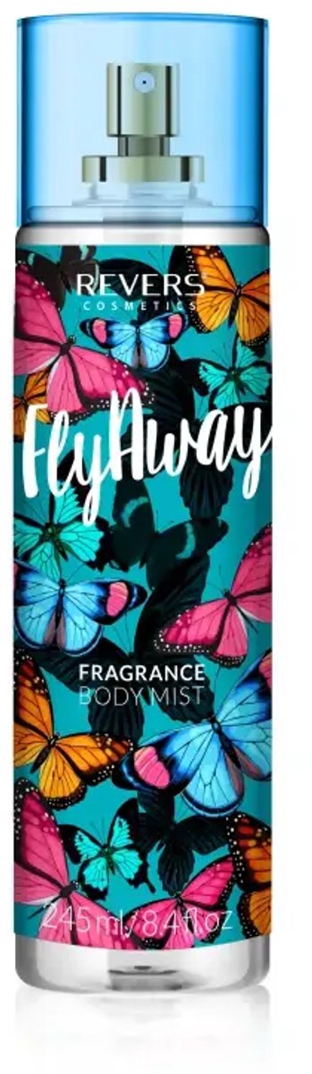 REVERS Cosmetics Body Mist Fly Away – 245 ml – Bloemige & Fruitige Body Mist – Verfrissende Body Spray