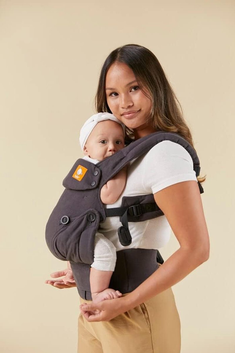 Baby Draagzak - Draagdoek - Veilig Dragen - Ergonomisch Ontwerp - 3.2-20.4 kg - Obsidiaan – foto 3