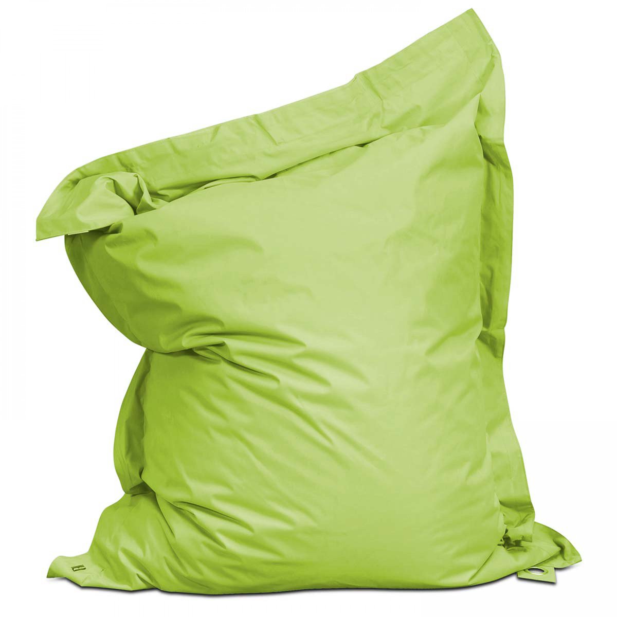 Oviala - Lege hoes voor een groene polyester tuinpoef van 180 x 145 cm - Solys