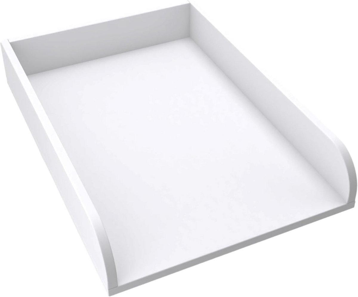 Verschoningsblad Universeel - Aankleedopzetstuk Commode - Baby Verzorgen - Afneembaar & Flexibel - 72 x 54 cm - Wit