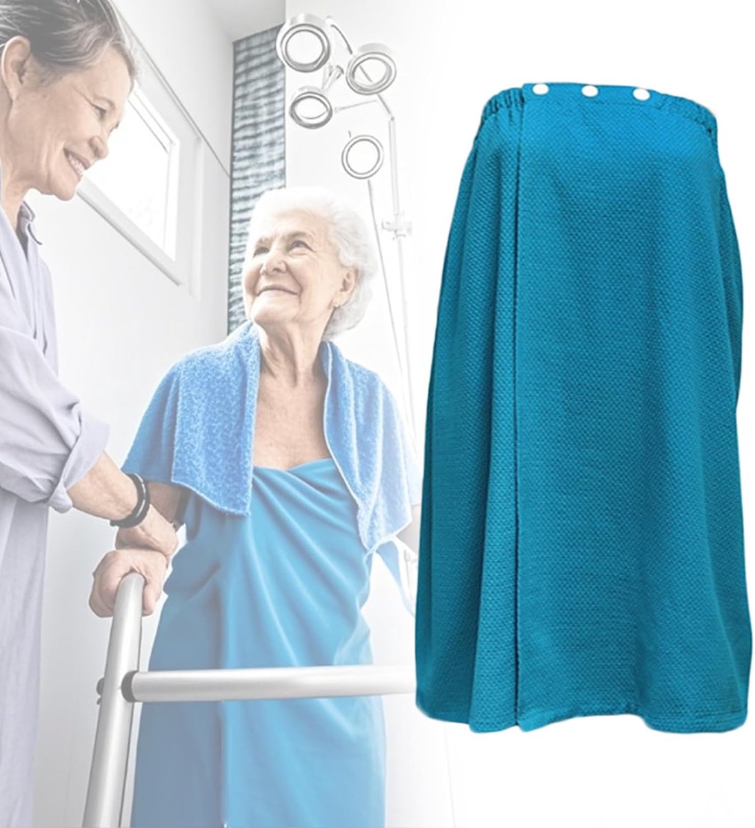 Badhoes - Privacy doek - Douchen - Verstelbare pasvorm - 79 x 140cm - Dames