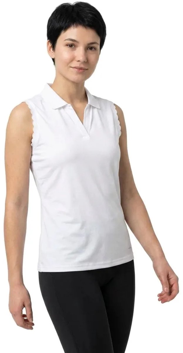Abacus Golf Victoria Dames Mouwloos T-shirt Wit XS Vrouw van Abacus — afbeelding 2