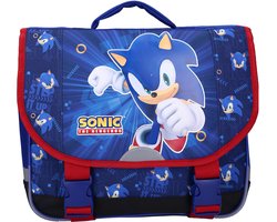 Sac à dos scolaire Sonic Still Unstoppable - 33 x 38 x 12 cm - Bleu