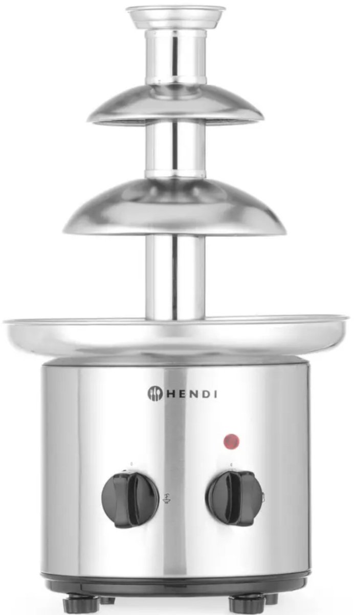 HENDI Chocoladefontein – 3 lagen – roestvrij staal – 1-1,5 kg capaciteit – 230V/170W — afbeelding 2