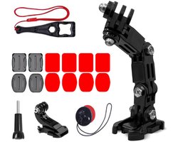 Hurtel Zestaw - GoPro BJ - Helm Mount - Universeel Compatibel - 20 elementen